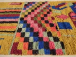 Rainbow checkered Azilal rug
