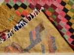Rainbow checkered Azilal rug