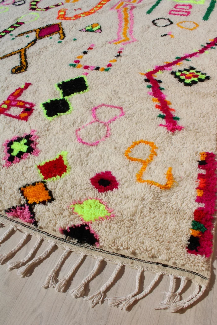 Symbolic Hand-Knotted Floor Art