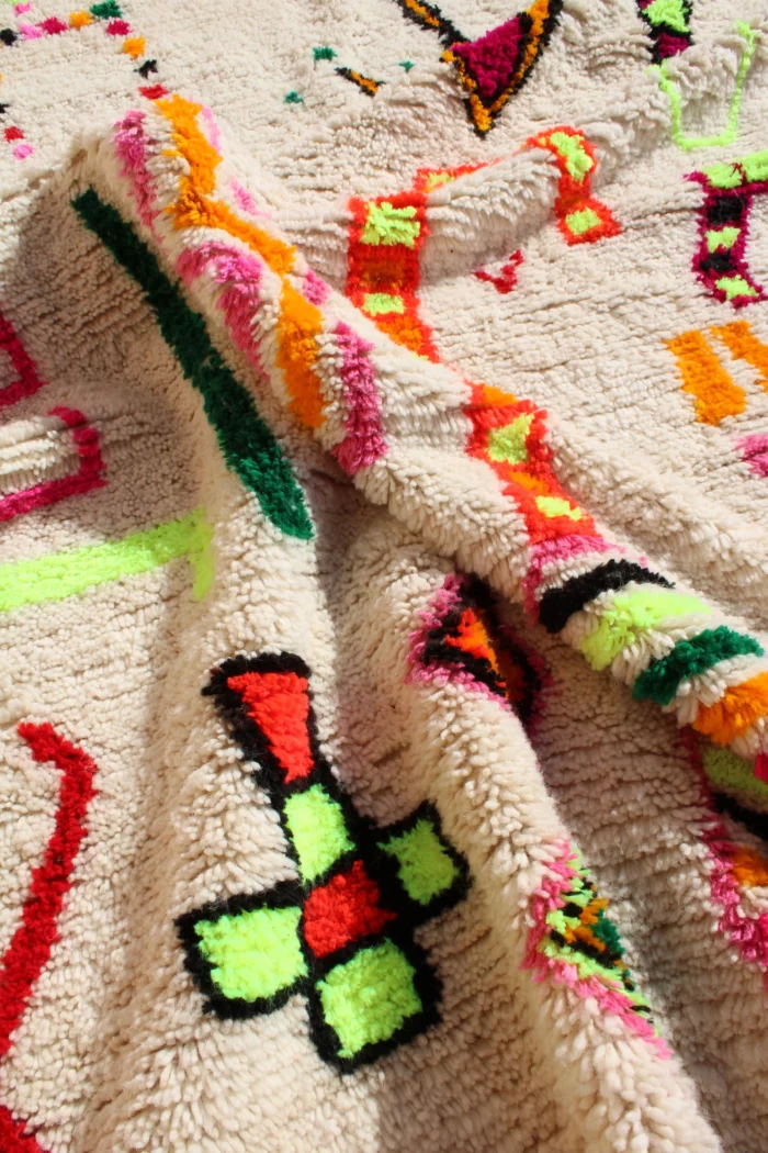 Symbolic Hand-Knotted Floor Art
