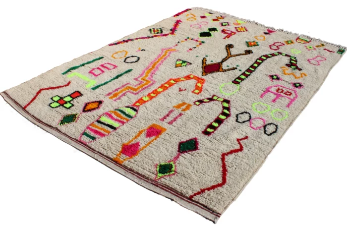 Symbolic Hand-Knotted Floor Art