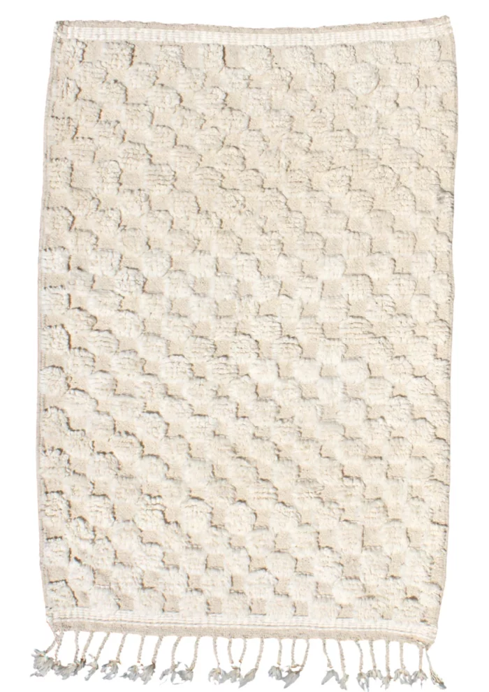 mororccan rug white